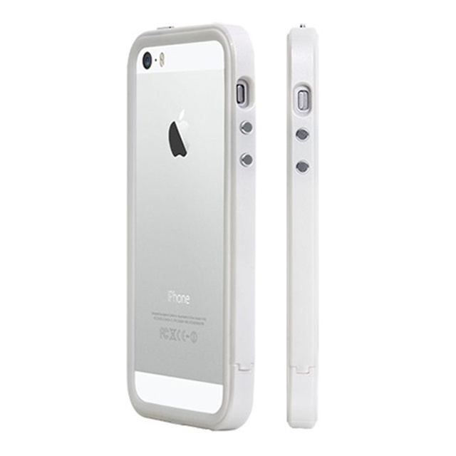 【iPhoneSE(第1世代)/5s/5 ケース】B1X Bumper Full Protection (White)