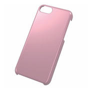 【iPhone5c ケース】シェルカバー(メタリック)ピンク