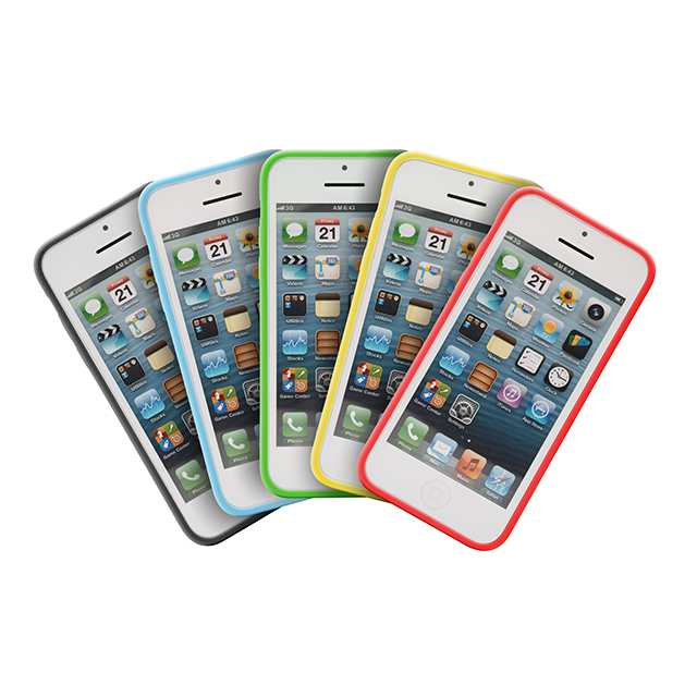 【iPhone5c ケース】Slim View Case Lite-Blueサブ画像