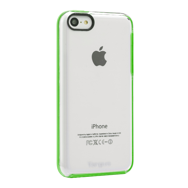 【iPhone5c ケース】Slim View Case Lite-Greenサブ画像