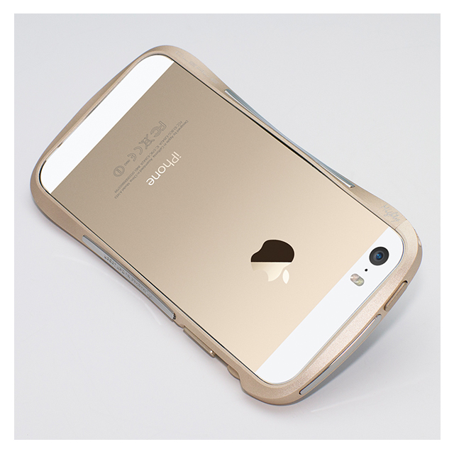 【iPhoneSE(第1世代)/5s/5 ケース】CLEAVE ALUMINUM BUMPER Mighty2 (Urban Gold/Silver Metallic)サブ画像