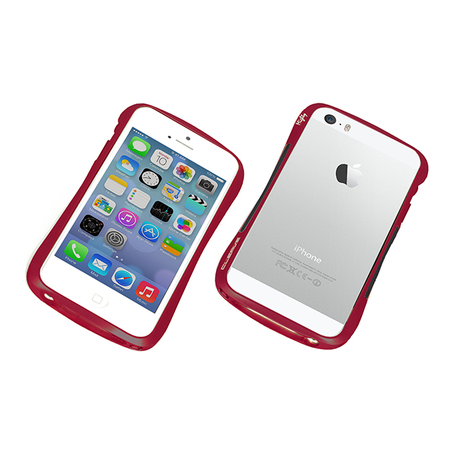 【iPhoneSE(第1世代)/5s/5 ケース】CLEAVE ALUMINUM BUMPER Mighty2 (Dark Night Red/Black)goods_nameサブ画像