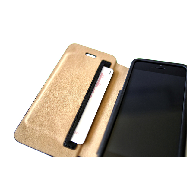 【iPhone5s/5 ケース】Leather Case (ブラック)サブ画像