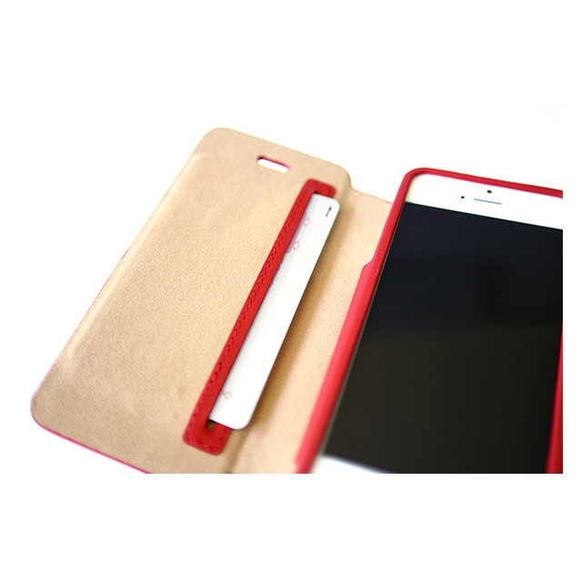 【iPhone5s/5 ケース】Leather Case (レッド)サブ画像