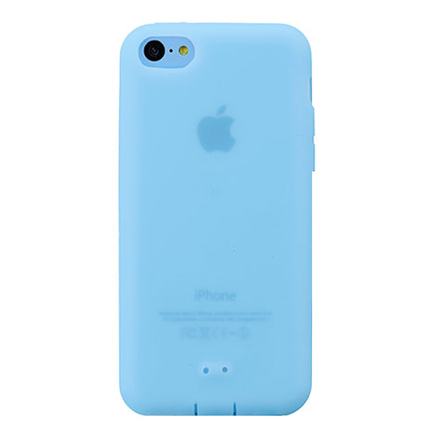 Iphone5c ケース 抗菌シリコンケースセット ブルー Simplism Iphoneケースは Unicase