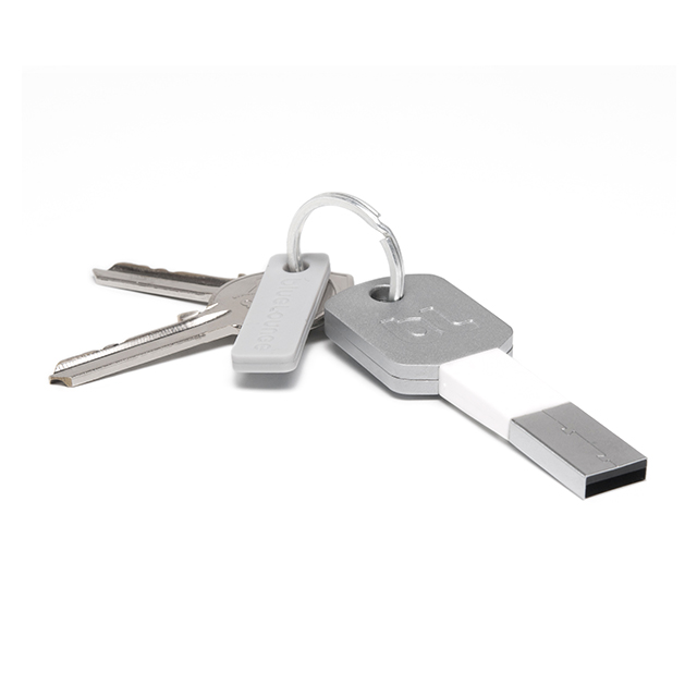 【Lightning変換アダプター】キー・Lightning-USB鍵型アダプター(ホワイト)【MFi取得】サブ画像