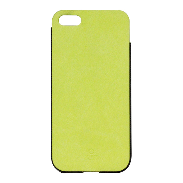 【iPhoneSE(第1世代)/5s/5 ケース】FENICE Classico PU (Lime)