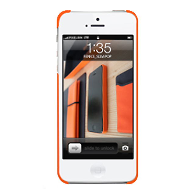 【iPhoneSE(第1世代)/5s/5 ケース】FENICE Slim POP (Orange)サブ画像
