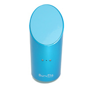 BuruTta 防滴タイプ ハンズフリー対応 振動型スピーカー (ブルー)