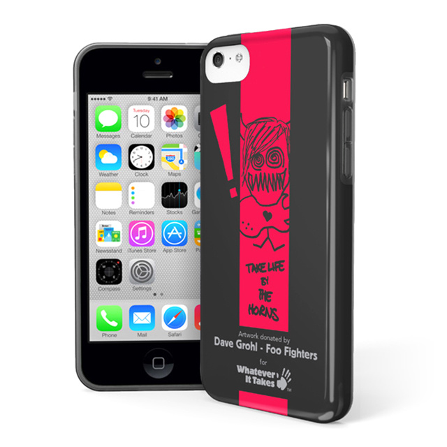 【iPhone5c ケース】『Whatever It Takes』プレミアムジェルシェルケース【Dave Grohl - Foo Fighters】