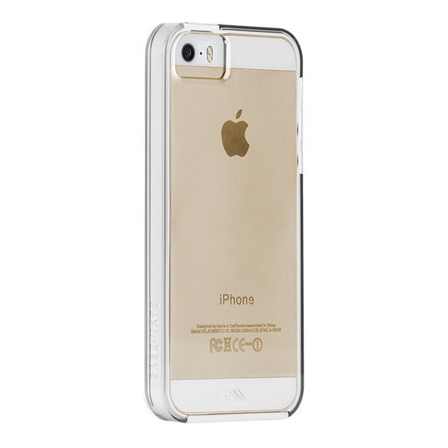 【iPhoneSE(第1世代)/5s/5 ケース】Hybrid Tough Naked Case  (Clear/White)goods_nameサブ画像