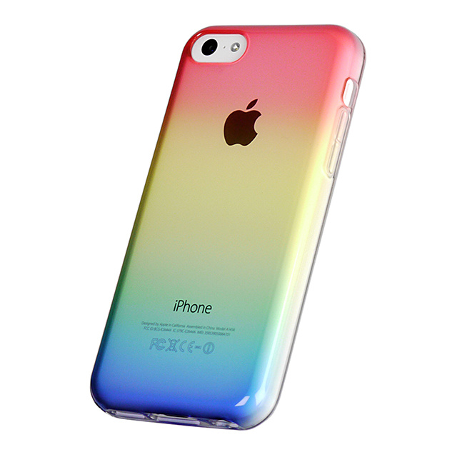 【iPhone5c ケース】「染-SO・ME-」 虹