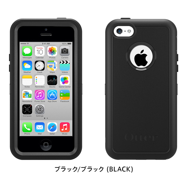 【iPhone5c ケース】OtterBox Defender ブラック/ブラック (BLACK)サブ画像