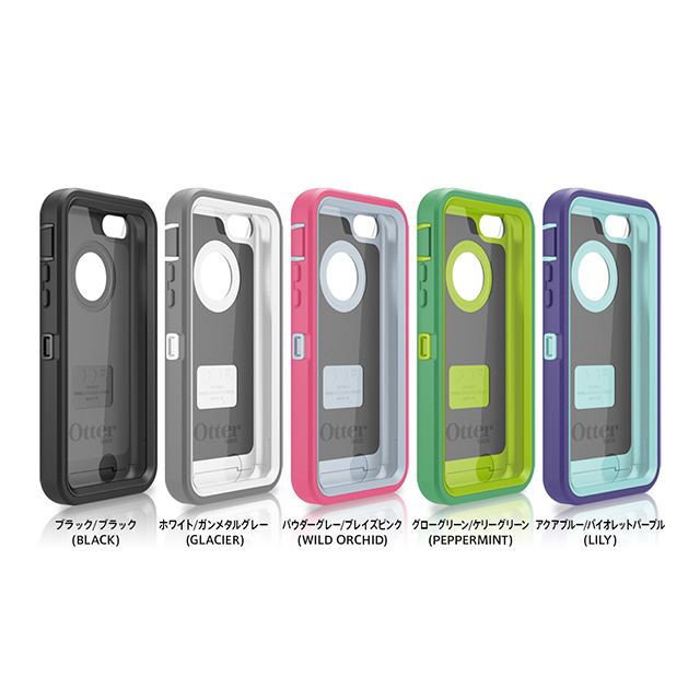 【iPhone5c ケース】OtterBox Defender グローグリーン/ケリーグリーン (PEPPERMINT)サブ画像