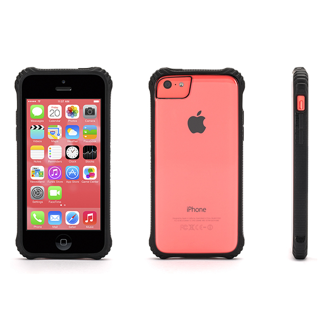 【iPhone5c ケース】SurvivorClear BLK CLRサブ画像