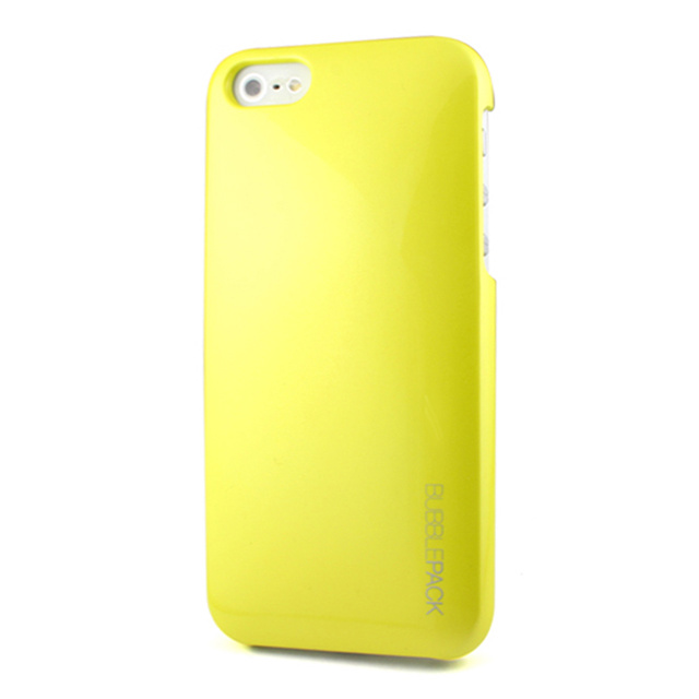 【iPhoneSE(第1世代)/5s/5 ケース】Ssongs BubblePack SuitCase (Pearl Lime Yellow)