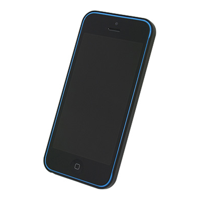 【iPhone5c ケース】エアージャケットセット （ラバーコーティングブラック）サブ画像