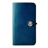 【iPhoneSE(第1世代)/5s/5 ケース】Leather Arc Cover L54 ブルー (収納ポケット無し)