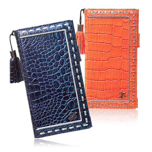 【XPERIA Z1 ケース】Prestige Prima Croco Diary オレンジgoods_nameサブ画像