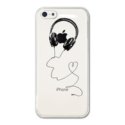 【iPhone5c ケース】CollaBorn デザインケース Headphone
