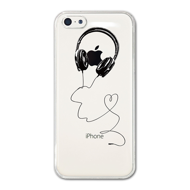 【iPhone5c ケース】CollaBorn デザインケース Headphone
