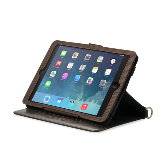 【iPad(9.7inch)(第5世代/第6世代)/iPad Air(第1世代) ケース】TUNEFOLIO URBAN ブラックサブ画像