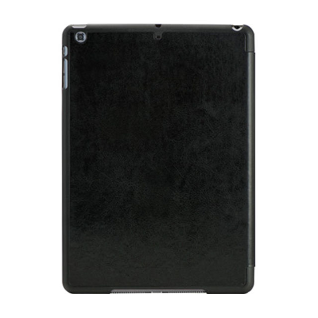 【iPad(9.7inch)(第5世代/第6世代)/iPad Air(第1世代) ケース】LeatherLook SHELL with Front cover Jet Blackgoods_nameサブ画像