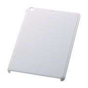 【iPad Air(第1世代) ケース】シェルカバー/ラバーコーティング/ホワイト