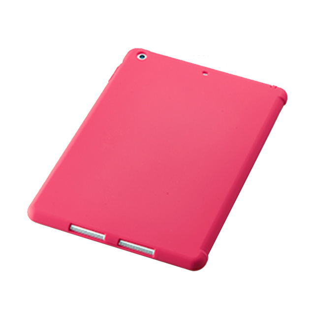 iPad Air(第1世代) ケース】スマートカバー対応 抗菌シリコンケース