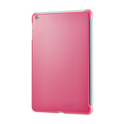 【iPad mini3/2/1 ケース】抗菌スマートバックカバー(ピンク)