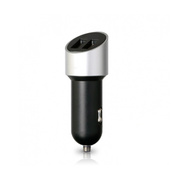 Capsule Dual Port Car Charger 4.2A (Silver)