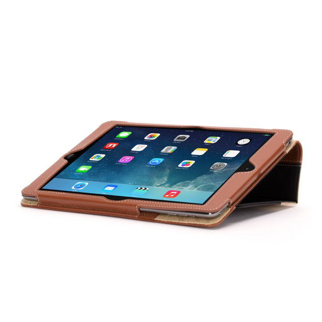 【iPad Air(第1世代) ケース】Back Bay Folio Case Black/Browngoods_nameサブ画像