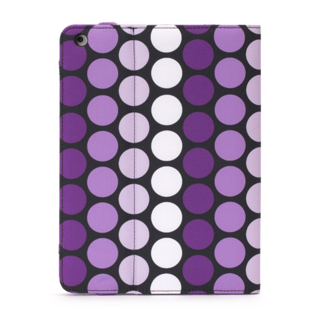 【iPad Air(第1世代) ケース】Passport-style Polka Folio Case Purplegoods_nameサブ画像