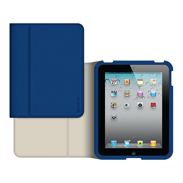 【iPad mini3/2/1 ケース】Slim Folio Case Monaco Blue/Grayサブ画像