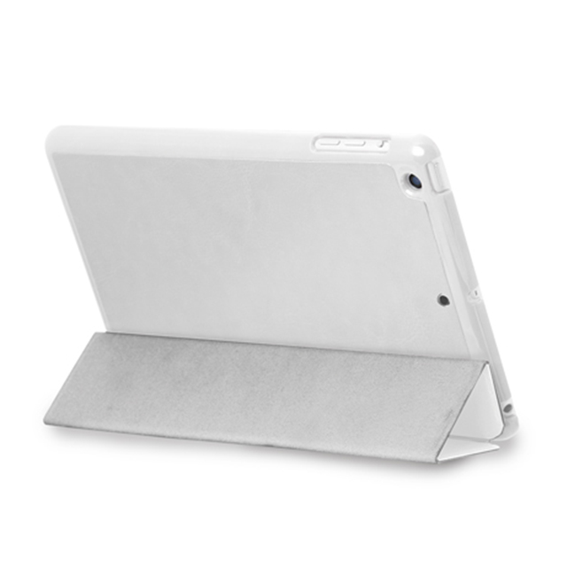 【iPad mini2/1 ケース】LeatherLook SHELL with Front cover for iPad mini パウダーブルーサブ画像