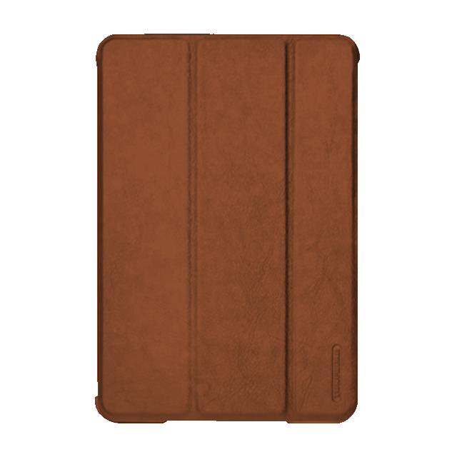 【iPad mini2/1 ケース】LeatherLook SHELL with Front cover for iPad mini チョコレートブラウン