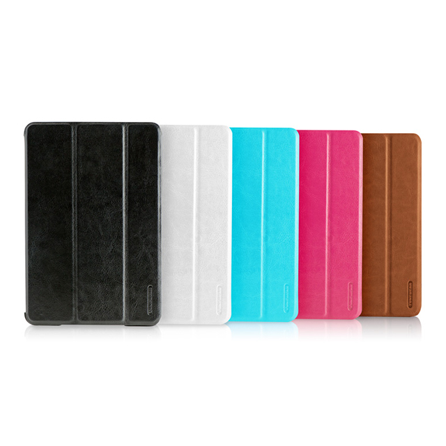 【iPad mini2/1 ケース】LeatherLook SHELL with Front cover for iPad mini チョコレートブラウンgoods_nameサブ画像