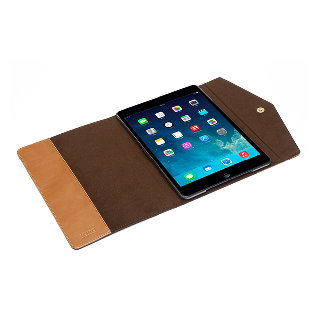 【iPad(9.7inch)(第5世代/第6世代)/iPad Air(第1世代) ケース】Prestige Envelope Folio (ダークブラウン)サブ画像