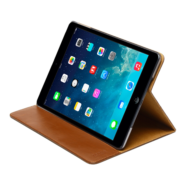 【iPad(9.7inch)(第5世代/第6世代)/iPad Air(第1世代) ケース】Masstige Lettering Diary (ブラウン)サブ画像