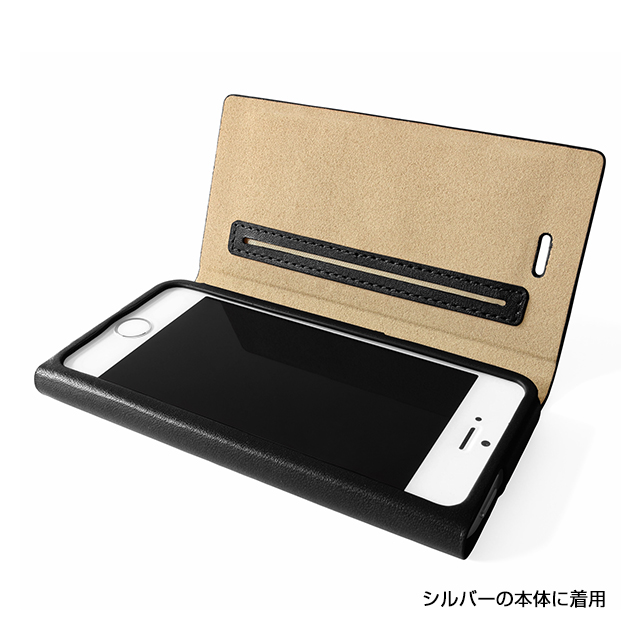 【iPhone5s/5 ケース】One-Sheet Leather Case ブラックサブ画像