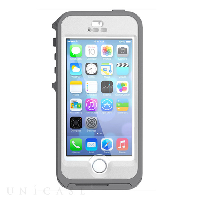 【iPhone5s/5 ケース】Preserver ホワイト/ガンメタルグレー (GLACIER)
