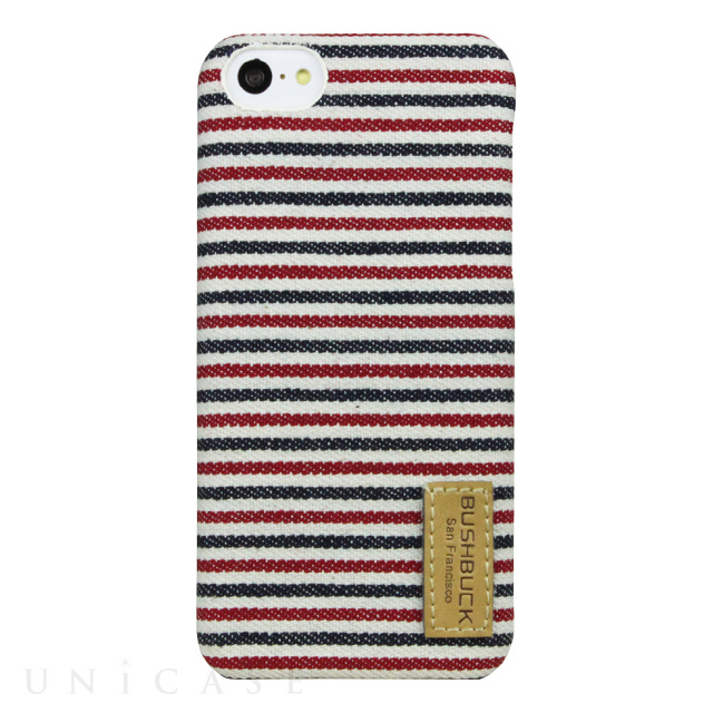 【iPhone5c ケース】ハードシェルデニム仕上げケース Tour Fabric Case ”Small Red” IP5CTR01