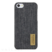【iPhone5c ケース】ハードシェル亜麻織物ケース Flax Fabric Case グレー IP5CFXGR