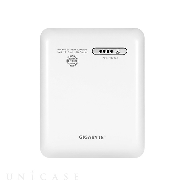 GIGABYTE モバイルバッテリー 12000mAh (ホワイト)