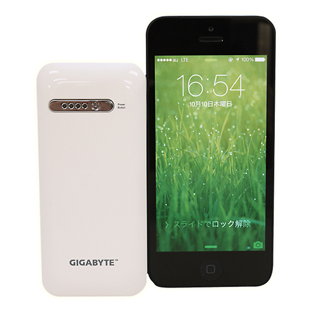 GIGABYTE モバイルバッテリー 6000mAh (ホワイト)サブ画像