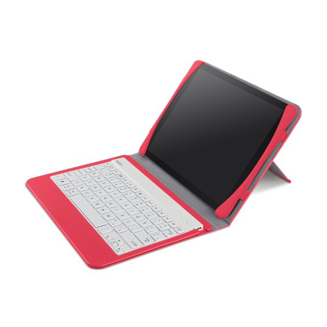 【iPad Air(第1世代) ケース】キーボードフォリオ　(ホワイト・ピンク)サブ画像