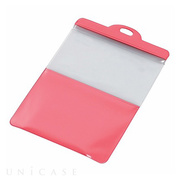 【スマホポーチ】ELECOOK タブレット用自立する防滴ケース 7インチ (ピンク)