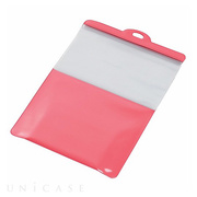 【スマホポーチ】ELECOOK タブレット用自立する防滴ケース 10インチ (ピンク)