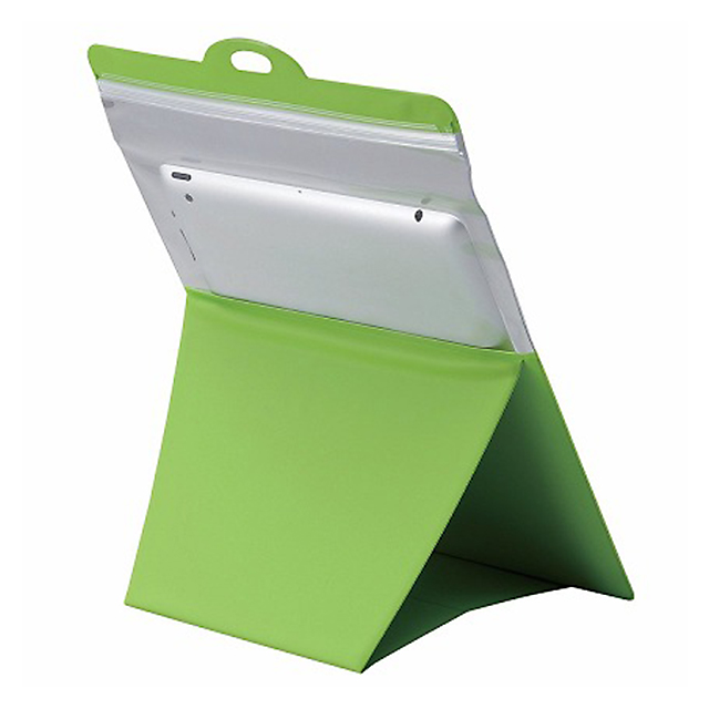 ELECOOK タブレット用自立する防滴ケース 10インチ (グリーン)サブ画像