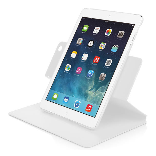【iPad Air(第1世代) ケース】横開き型ケース フリップジャケット ホワイトサブ画像